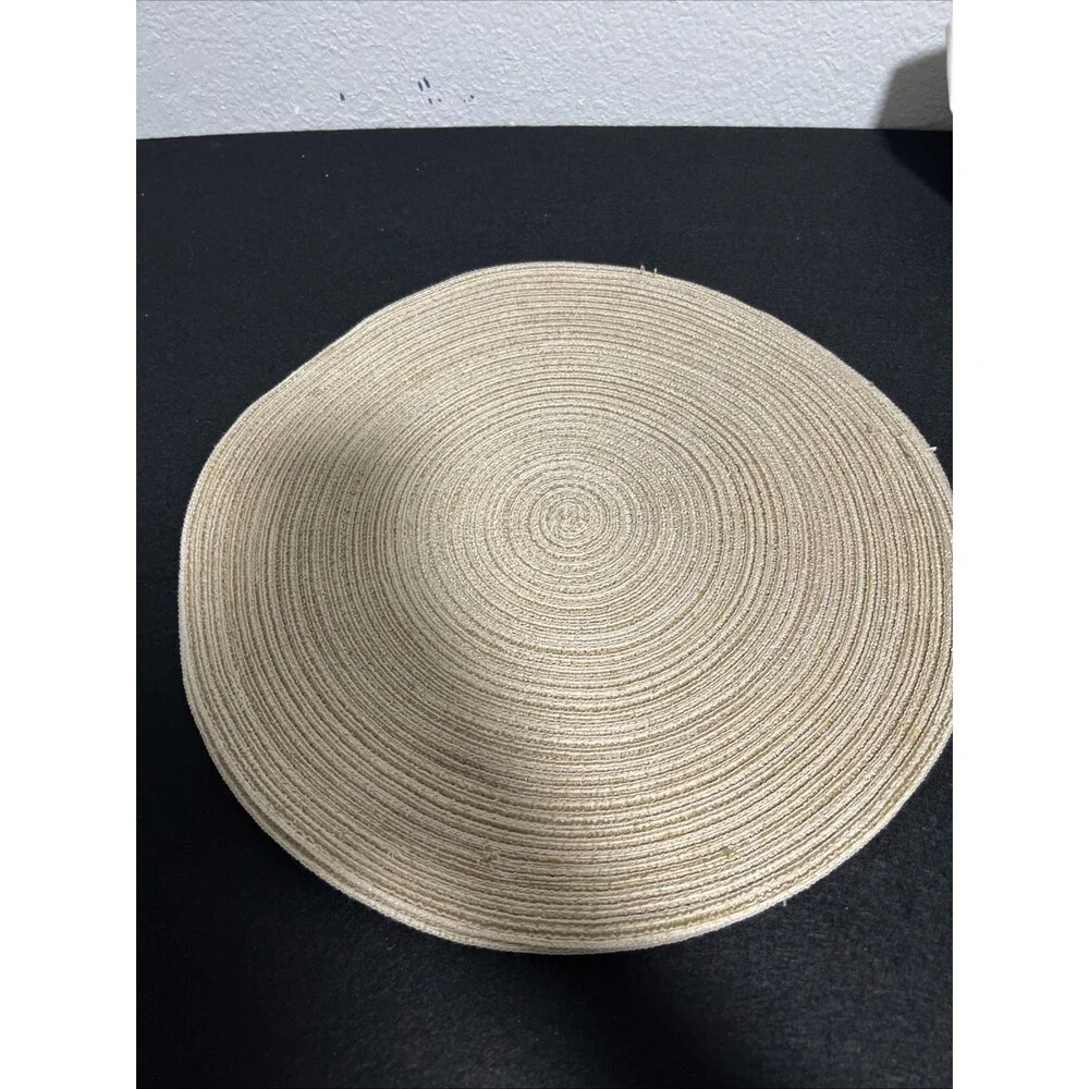 Set of 2 Kakhi Colored Round Placemats - 15